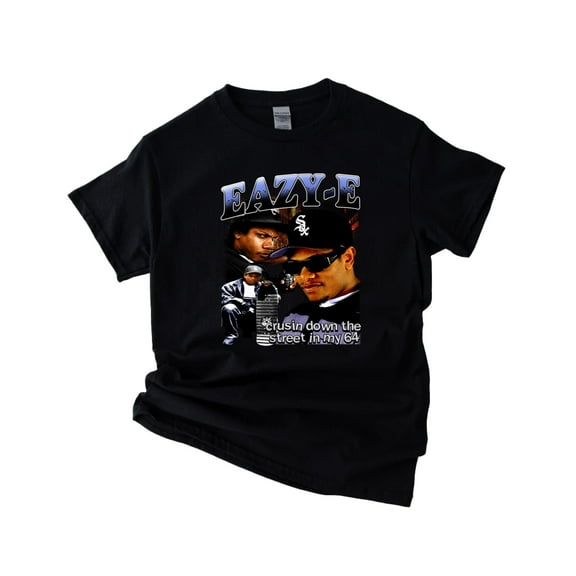 Eazy E 64 Impala Old School Compton West Coast Hip Hop Music Unisex T-Shirt, up to 5XL