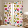 thumbnail image 2 of Erosebridal Cartoon Adventure Car Black Out Curtains For Boys Girls,Kids Teens Happy Camping Curtains Pack of 2 (42x63 Each), 2 of 6