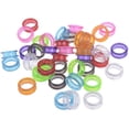 thumbnail image 4 of 5Pcs/Set Silica Gel Hair Scissors Ring Cutting Barber Circle Shears Hairdressing, 4 of 8
