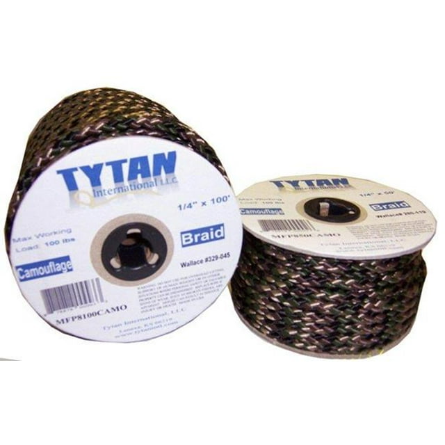 Tytan International MFP650CAMO Poly Rope - 0.187 in. x 50 ft.