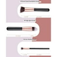 thumbnail image 4 of Makeup Brushes Set 14-Piece Premium Synthetic Makeup Brushes Foundation Powder Contour Concealers Eyeshadow Blending Liner Makeup Brush Set with Brush Bag, 4 of 7