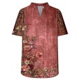 thumbnail image 4 of Womens Summer Tops V Neck Women Blouses and Tops Fashion for Party Red Shirts for Women Plus Size, 4 of 5