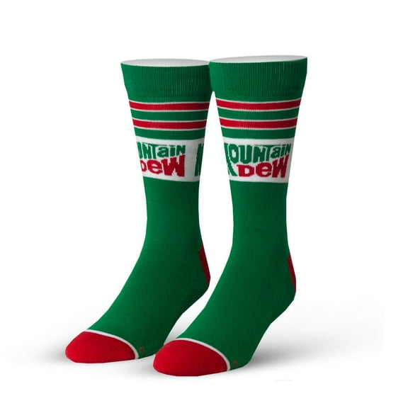 Mountain Dew Green One Size Fits Most Crew Socks