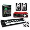 Alesis Q49 49-Key MIDI Keyboard Controller Packages Advanced Virtual Instrument Package