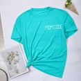 thumbnail image 6 of Fesfesfes Womens Basic Tops Fashion Women Summer Comfortable Round Neck Printing Short Sleeve Tops Blouse T-Shirt Womens Short Sleeve Blouse 8(L), 6 of 7
