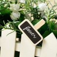 thumbnail image 2 of Charming Mini Chalkboard Signs, Creative Wooden Blackboards with Clips, Erasable Chalk Board Sign for Unique Decorations and Messages - Suitable for All Your Special Occasions (50PCS), 2 of 5