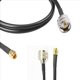 thumbnail image 4 of 2 Cable RG58 UHF SO239 Hembra una Conector SMA Macho, Cable de Extensión Recto Coaxial , 1 M, 4 of 6