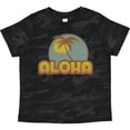 thumbnail image 3 of Inktastic Aloha Palm Boys or Girls Toddler T-Shirt, 3 of 5