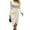 Apricot, variant on AJZIOJIRO Women Long Sleeve Swing Dress Summer Spring Dresses Sundress for Women S-2XL
