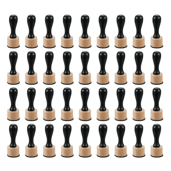 Uxcell Ink Blending Tool, 36 Pcs Ink Mixing Blending Tool with Round Foam Refills for Scrapbooking Painting Drawing