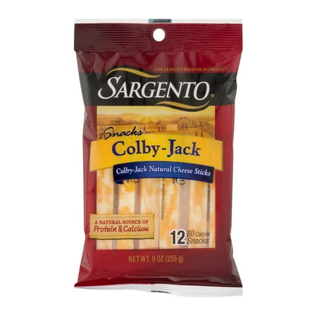 Sargento® Snacks Colby-Jack™ Cheese Sticks 12 ct Bag - Walmart.com