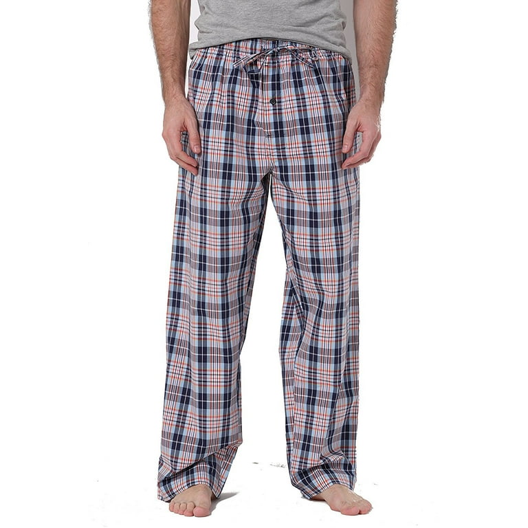 CYZ Men's 100% Cotton Poplin Pajama Lounge Sleep Pant 