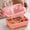 Pink, variant on Compartimented Lunch Boxes For Students With Utensils Lunch Boxes For Office Workers Microwave-safe Lunch Boxes