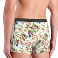 thumbnail image 4 of Men's Boxer Briefs, Wild Exotic Birds And Flowers Soft Comfy Mens Underwear Boxer Briefs Breathable With Widen Waist, 4 of 7