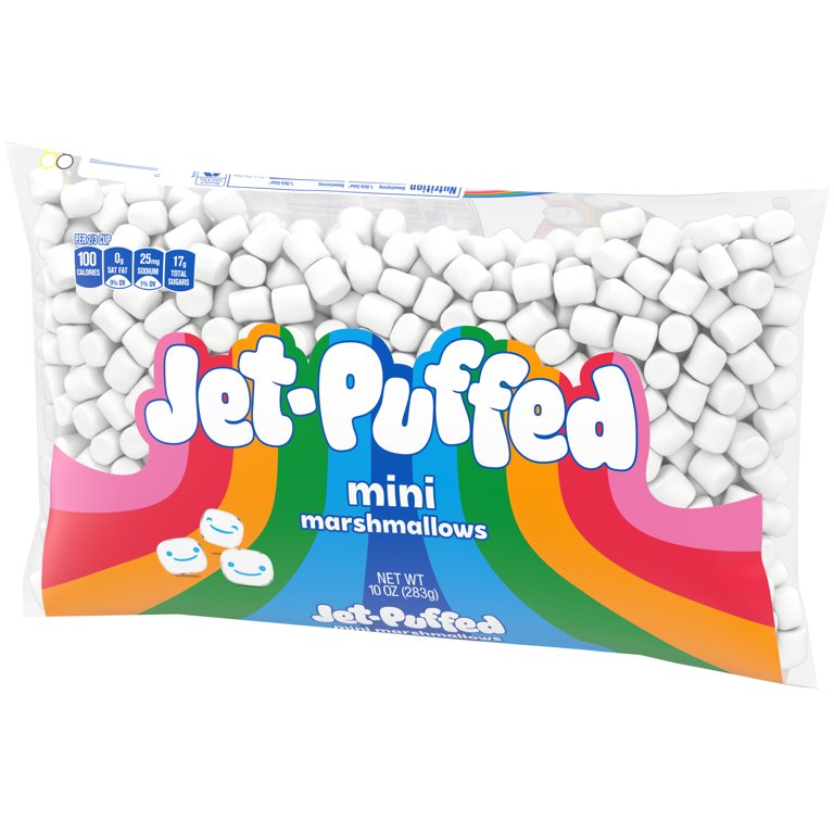  Jet Puffed Mini Marshmallow (10oz Bags, Pack of 12) : Grocery  & Gourmet Food