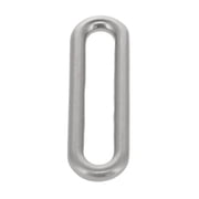 B9601 Nickel Matte, Single Loop, Solid Brass-LL