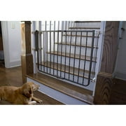 Cardinal Gates Wrought Iron Decor Hardware Mounted Pet Gate Bronze 27" - 42.5" x 29.5"