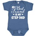 thumbnail image 3 of Inktastic My Best Friend is My Step Dad with Hearts Boys or Girls Baby Bodysuit, 3 of 5