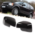 thumbnail image 1 of Door Rear View Mirror Cover , 1 Pair Exterior Rearview Mirror Protective Cover Side Glossy Black Wing Mirror  Replacement For  Discovery Freelander, 1 of 8