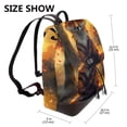 thumbnail image 2 of Logiee Sunset Maple Tree Fox Print Backpack Purse for Women,Fashion Leather Backpack Purse,Women's Leather Backpack for Work College Travel, 2 of 4