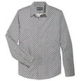 thumbnail image 2 of American Rag Mens Severin Geo-Print Button Up Shirt, Grey, Small, 2 of 2