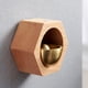 thumbnail image 5 of Timbre de puerta de estilo japonés, carillón de viento, adorno decorativo para el hogar, latón, madera, refrigerador Haya hexagonal, 5 of 9