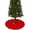 Red, variant on Christmas 100% Natural Jute Burlap Tree Skirt – 60" Diameter Rustic Farmhouse Holiday Décor, Eco-Friendly Christmas Tree Base Cover, Burlap Holiday Tree Skirt for Rustic, Vintage Themed Decorations