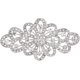thumbnail image 1 of Broche Cinta Flor Cristal Transparente LingWen 9024715566195, 1 of 1