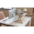 Victor VCTDC150A High Rise Adjustable Wood Laptop Stand, Brown ...