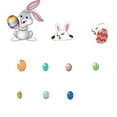 thumbnail image 2 of Fiudx Imanes de Conejito de Pascua para Nevera, Juego de Decoración de Huevos de Colores, Diseño Personalizable, Divertida Decoración Navideña para El Hogar, Extraíbles y Reutilizables, Accesorios Ma, 2 of 7