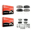 thumbnail image 1 of Positive Plus Front Rear Semi-Metallic Brake Pads Kit for Car 2016-2022 Acura ILX KPF-100261, 1 of 8