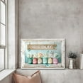 thumbnail image 4 of Inspirational It''s Okay Canvas Wall Art Encouraging Bible Verses On Cute Marson Jars and Butterflies Teal Background Artwork, 4 of 6