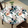 thumbnail image 4 of shiyou-Fitted Round Table Cover, Waterproof Polyester Elastic Tablecloth, Washable Table Protector for Picnic, Camping, Indoor and Outdoor 36"-44", 4 of 4