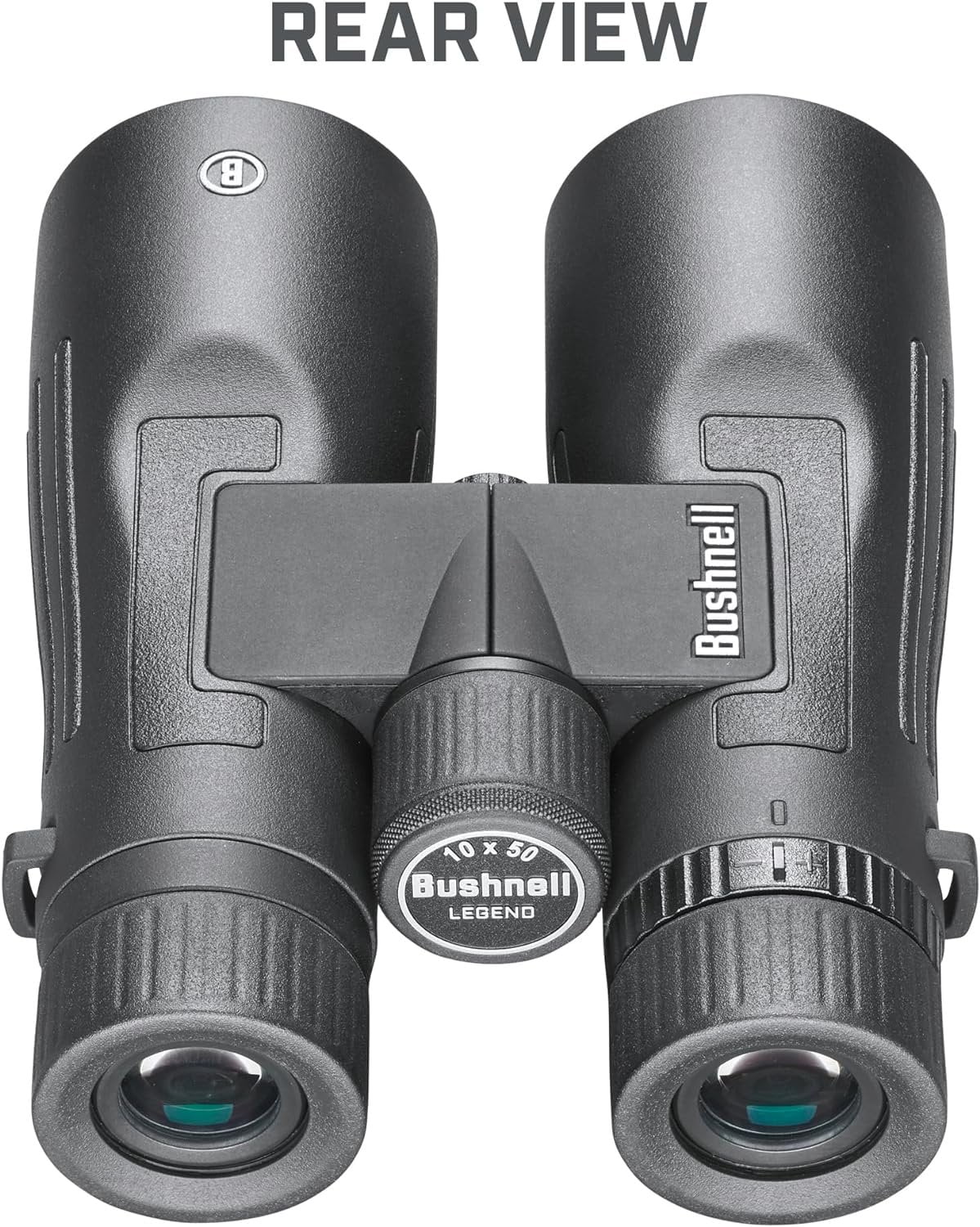 Bushnell Legend Binoculars, 10x50mm, IPX7 Waterproof, Fully Multi-Coated Optics, Black, BB1050W