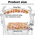 thumbnail image 6 of Jiueut Thanksgiving Rollator Seat and Back Rest Covers Pumpkin Walker Seat Covers for Seniors 2 Piece Outdoors and Street and Park Assistive Vehicle Cover for Women, 6 of 7