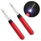 thumbnail image 1 of 2 Pieces Lighted Seam Ripper Set, Ergonomic Grip Seam Ripper with Led Light for Sewing Crafting and Removing Embroidery Hems and Seams Macarena Desgarrador de costuras, 1 of 8
