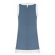 thumbnail image 5 of Vestido de Verano de Manga Corta de las Mujeres Cuello Redondo Cuello en V Sólido Casual Mini Patinador Vestido de Dos Piezas, Falda de Verano Corta, 5 of 6