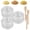 3pcs, variant on Clear Transparent Manual Garlic Twister and Crusher, Multi-Functional Ginger Mincer & Grinder Tool for Onion, Herbs, Nuts, Impact Resistant Kitchen Gadget