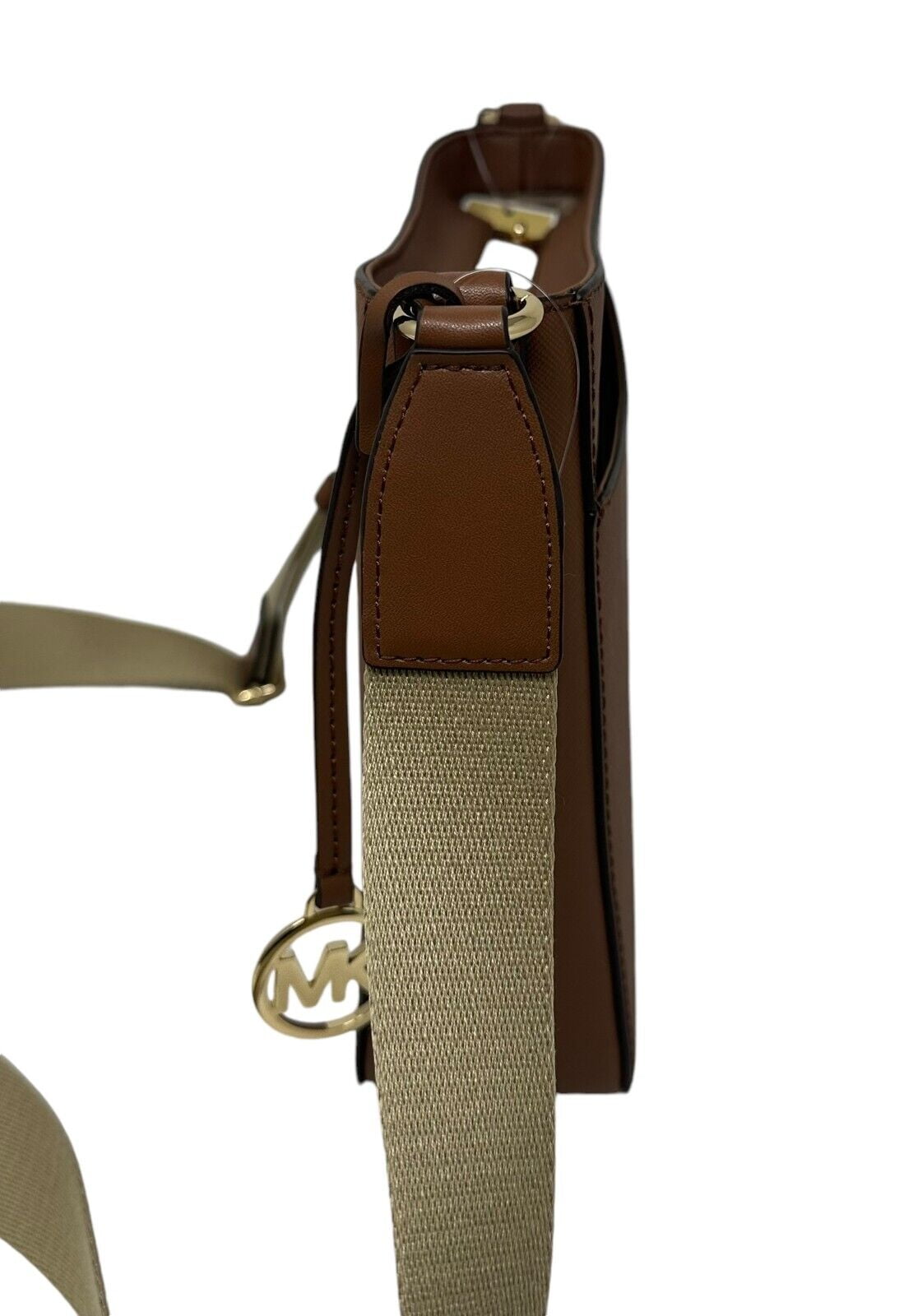 Michael Kors Womens Small Leather Crossbody Bag (Brown
