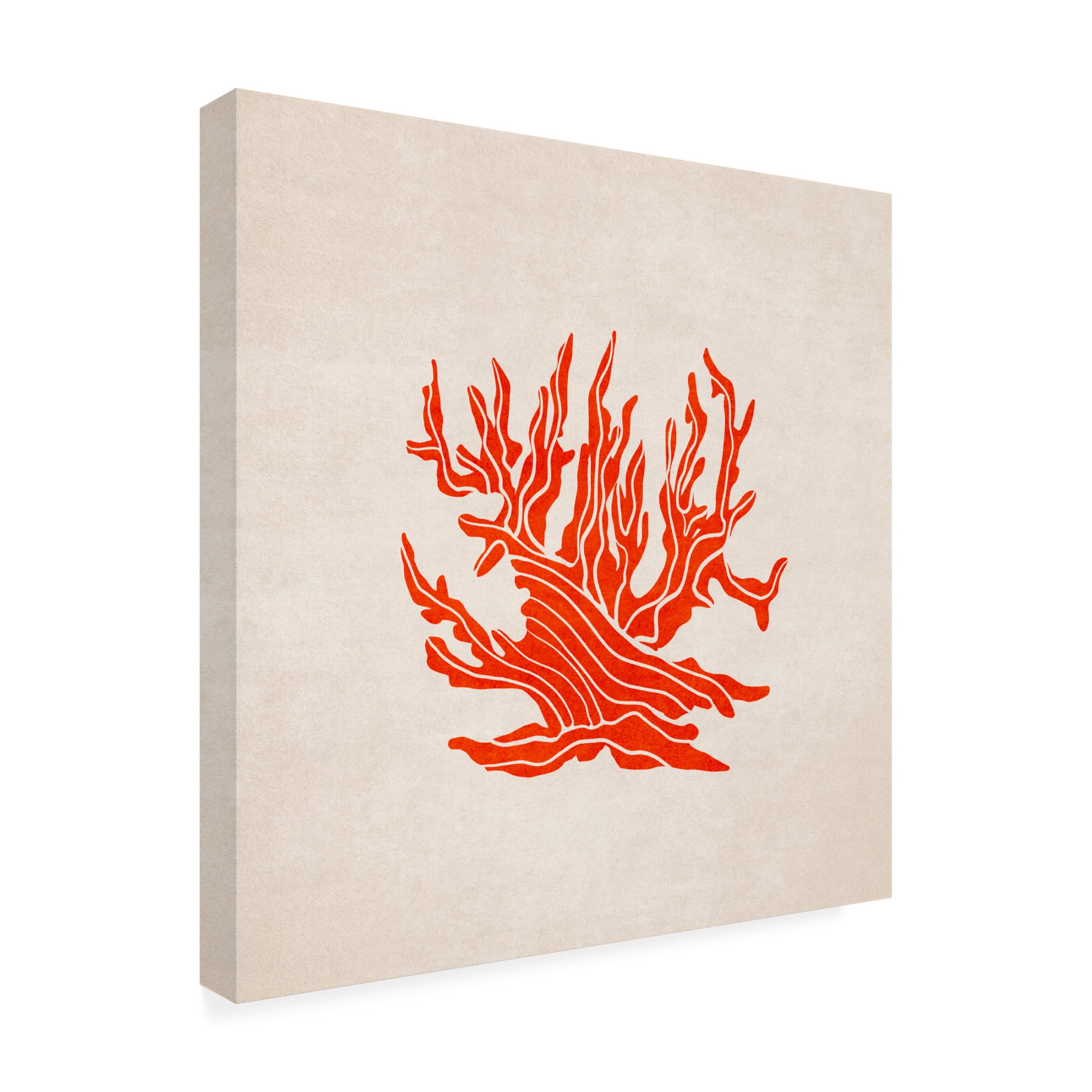 Trademark Fine Art Emel Tunaboylu Coral Canvas Wall Art