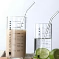 thumbnail image 4 of Reusable Glass Drinking Straws, Healthy Boba Smoothie Straws, ECO Friendly - BPA Free, with Cleaning Brush and Storage Box, 4 of 11