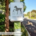 thumbnail image 3 of Dispensador de bolsas para excrementos de perro, montaje en pared, impermeable, para exteriores, blanco, 3 of 7