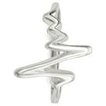 thumbnail image 4 of 925 Sterling Silver Polished Fancy Heartbeat Ring, 4 of 4