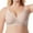 Pink, variant on Womens Jelly Bras Full Coverage Peach Shape Bra for Small Bust Waist Defining Smooth Wireless Side Support Loungewear White XXXL