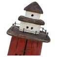 thumbnail image 7 of Nautical Decor Wooden Lighthouse Beach Themed Ornaments Coastal Ocean Decoration Decorative Wood Light HouseTable Centerpiece Tower Lights Figurine for Shelf Fireplace (Red L), 7 of 7