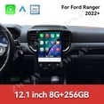 thumbnail image 2 of ZWNAV 12.1 inch Android For Ford Ranger 2023 2024 2025 CarPlay Car Radio Multimedia Player Stereo GPS Navigation Touch Screen, 2 of 14