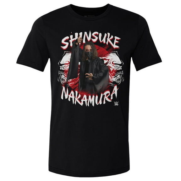 Men's 500 Level Black Shinsuke Nakamura Mask T-Shirt