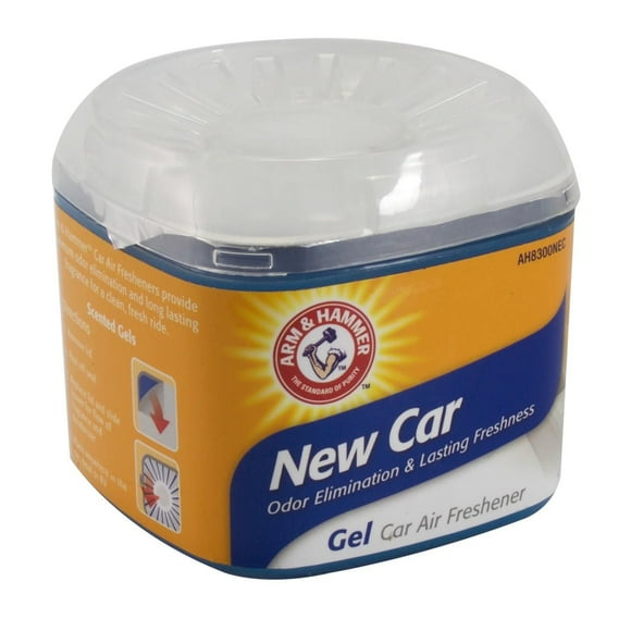 Arm and Hammer Gel Air Freshener, New Car, Gel Air Freshener