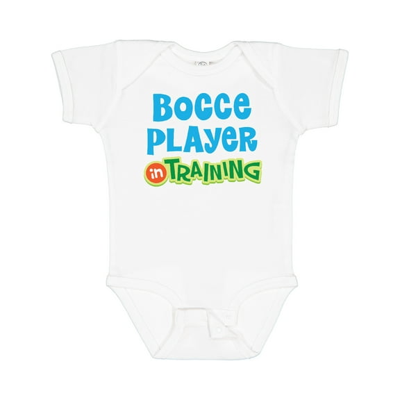 Inktastic Bocce Player in Training Boys or Girls Baby Bodysuit