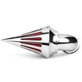thumbnail image 2 of Krator Motorcycle Chrome Spike Air Cleaner Intake Filter Compatible with 2004-2007 Harley HD Dyna Super Glide Street Bob, 2 of 9